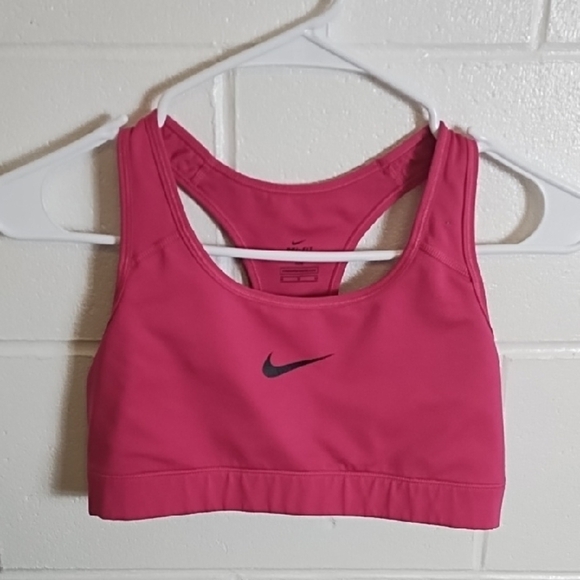 Nike Dri-FIT Pink Sports Bra - Picture 1 of 6